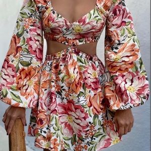 Runaway The Label Summer Dress - Madeira Mini Dress, Size S